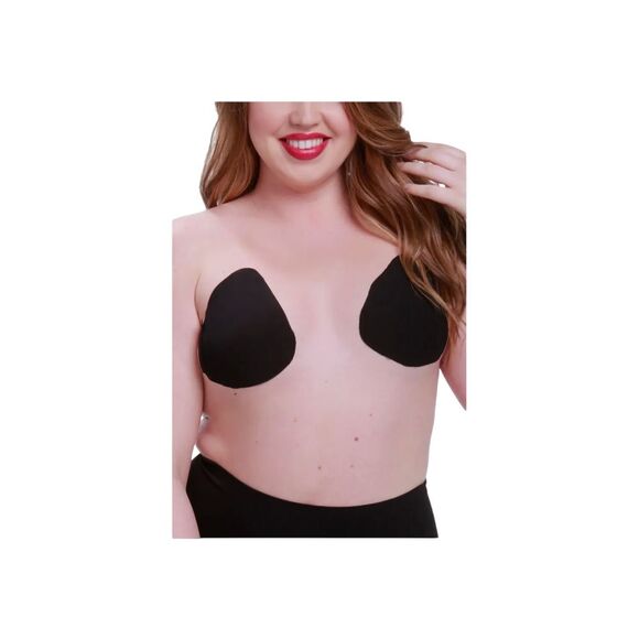SET OF 2 of Brassy Bra Adhesive Bras black Color,‎ Size C/D NWT - Picture 2 of 6